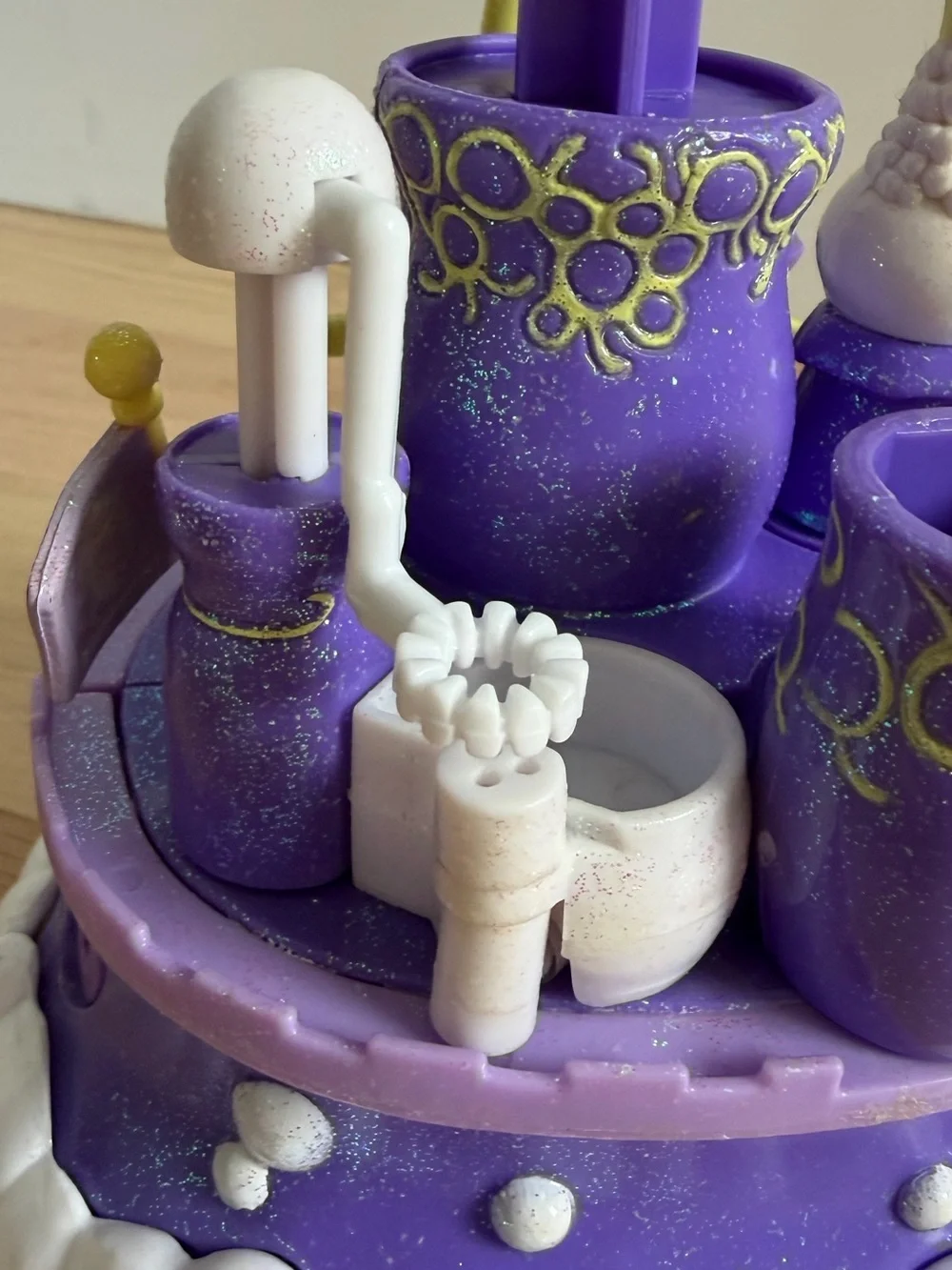 VTG 1996 Trendmasters Starcastle Bubble Castle Purple Retro Playset ONLY